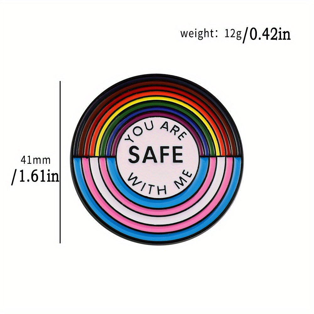Colorful Rainbow Novelty Pin for Kids