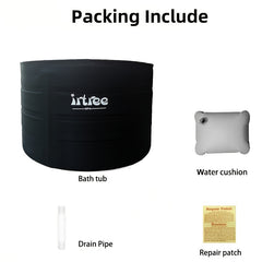 Portable Bathtub Soaking Tub Folding Bathtub Ice Bath Tub Shower Tub