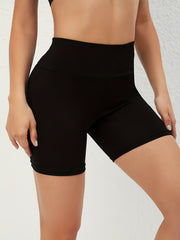 High Waist Biker Shorts For Women Solid Sports Shorts