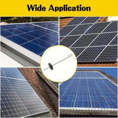 10pcs Solar Panel Bird Guard Fastener Clips - Stainless Steel