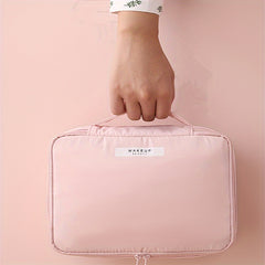 Portable Cosmetic Toiletry Storage Bag for Camping & Travel