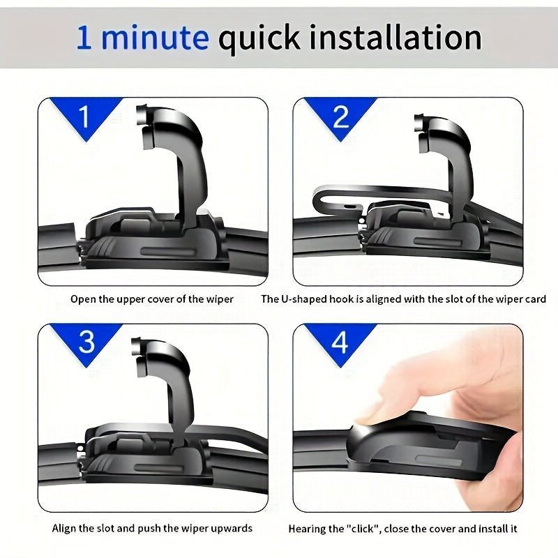 Universal UJ Hook Windshield Hybrid Wipers