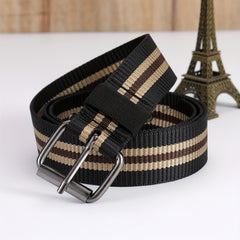 Adjustable Webbing Waist Belt Casual Canvas Belts For Men
