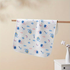 Baby Washable Diaper Printed Mattress Breathable Cotton Surface Diaper Pad