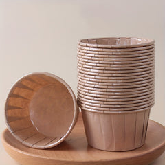 50pcs Heat Resistant Greaseproof Muffin Cups Disposable Cupcake Cups