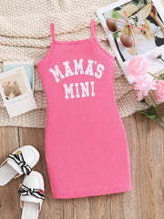 Girls 'Mama's Mini' Cami Dress Slim Fit for Summer