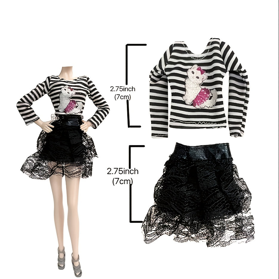 Doll Dress Clothes Pants Outfit Skirt For 29 Doll Accessories Child's Toys