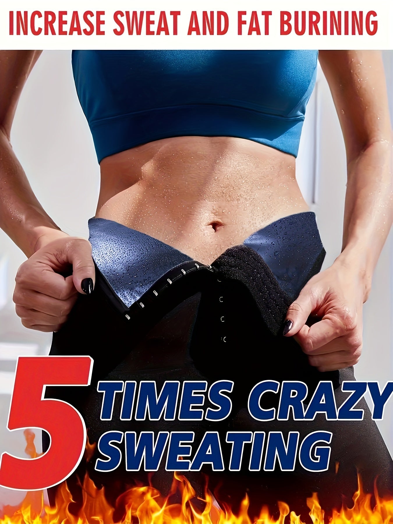 Yoga Sauna Sweat Pants for Women Fitness Training