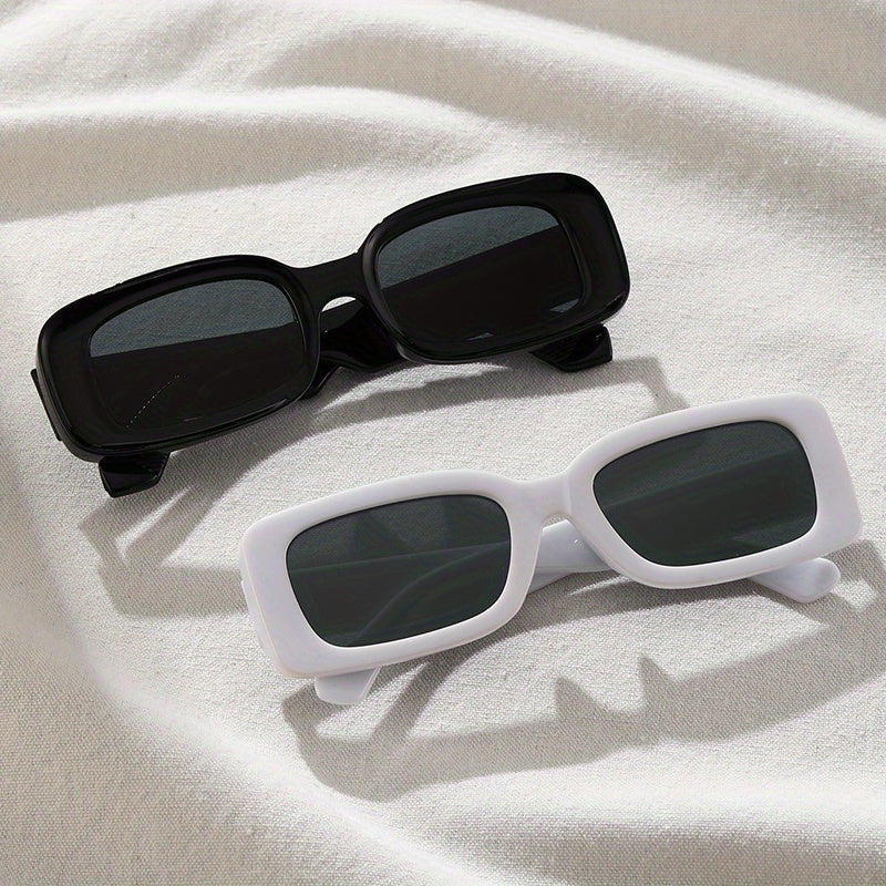 Y2K Rectangle Sunglasses Anti Glare UV400