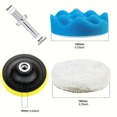 11-Piece Boat Cleaning Tools Kit - Car Scratch Removal & Polishing
