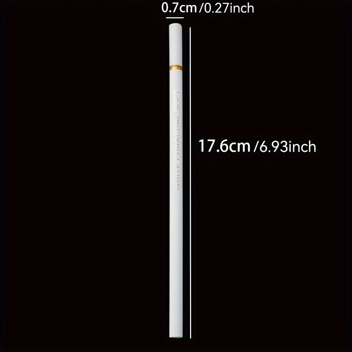 3pcs Charcoal Pen Gloss Pen Soft Sketch Pen Art Painting