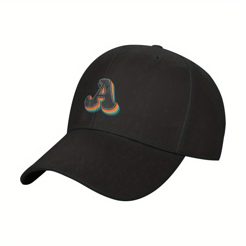 Vintage Grunge Style A Monogram Trucker Cap