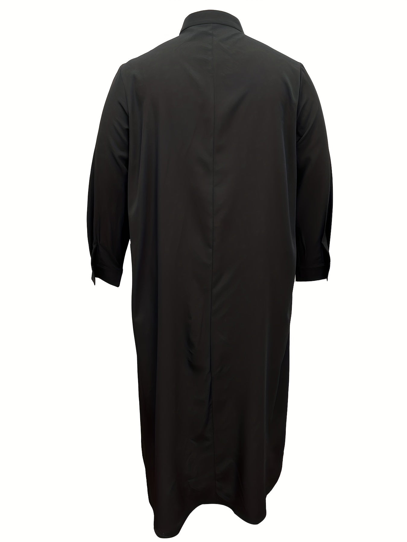 V Neck Button Up Shirt Dress Long Sleeve