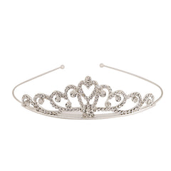 Rhinestone Crown Princess Headband for Wedding Prom Party