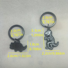 Ghost Skull Dino Keychain Halloween Gift