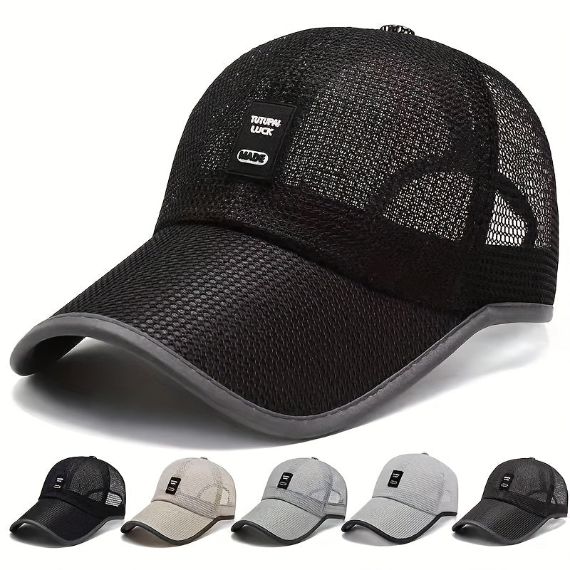 Breathable Mesh Baseball Cap For Men