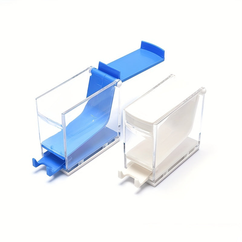 Dental Cotton Roll Dispenser Holder Press Type Box Dentistry Swabs Organizer