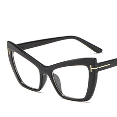 Vintage Cat Eye Glasses Frames - Oversized Retro Style Eyewear