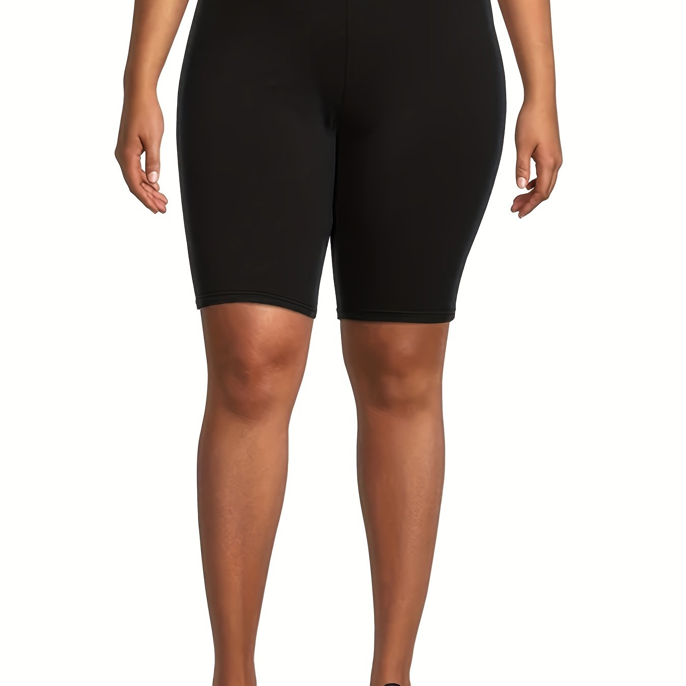 High Rise Stretch Skinny Biker Short