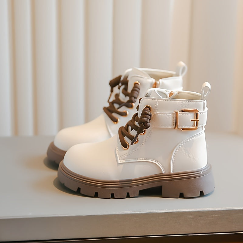 Girls' Zipper Boots Non Slip for Indoor Outdoor Travel