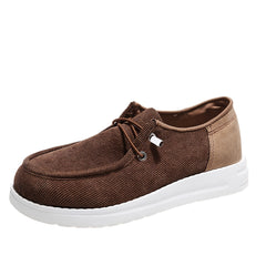 Women's Canvas Loafers Lightweight Casual Walking Shoes