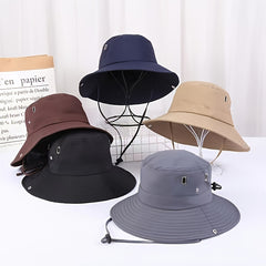 Men's Breathable Bucket Hat Sun Protection for Fishing Hiking Travel