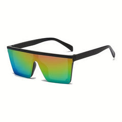 Y2K Vintage Sunglasses Square Frame Gradient Sun Protection