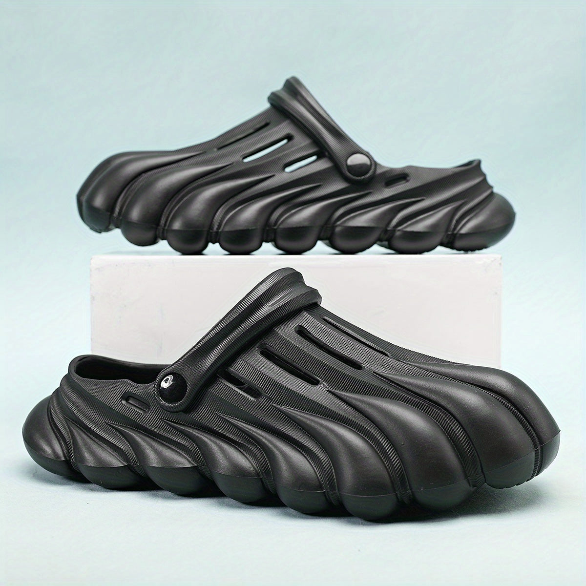 Men's Plain Clogs Garden Shoes Lightweight Sandals for Summer