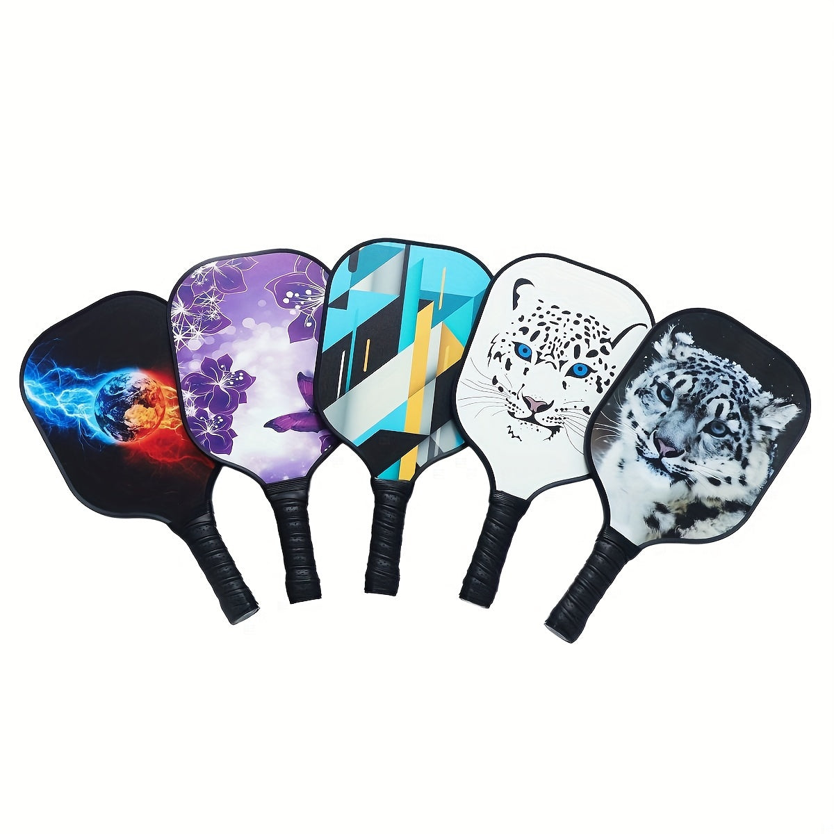 Fiberglass Carbon Fiber Pickleball Racket Set with Bag & Ball
