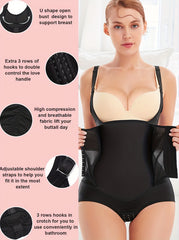 Tummy Control Bodysuit Body Shaper Slim Fit Jumpsuit