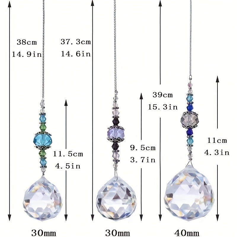 Crystal Prism Ball Rainbow Maker Window Prisms Suncatcher