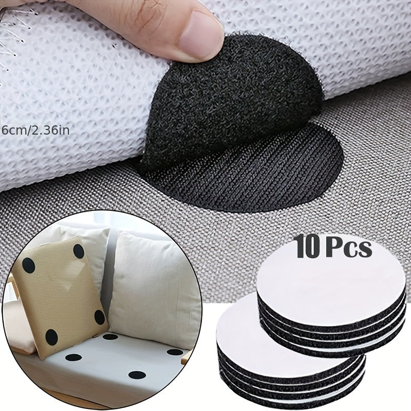 10pcs Non Marking Double Sided Adhesive Fixing Stickers for Multi-Purpose Use