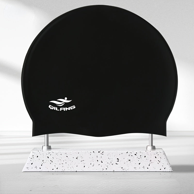 Waterproof Silicone Swimming Cap for All Ages