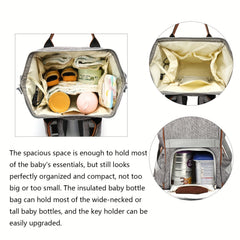 Large Diaper Bag Backpack with Changing Pad Anti Splash
