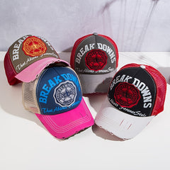 Summer Sunscreen Baseball Cap Men's Breathable Beach Peaked Cap