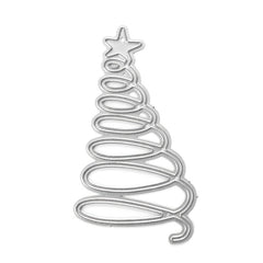 1pc Christmas Tree Metal Cutting Dies Happy Year Decoration Stencils DIY
