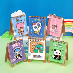 Cartoon Mini Desk Calendar Planner Student Creative Desktop Decoration