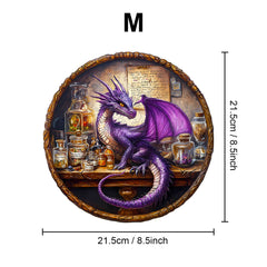 Magic Dragon Wooden Jigsaw Puzzle Creative Animal Shape Puzzle
