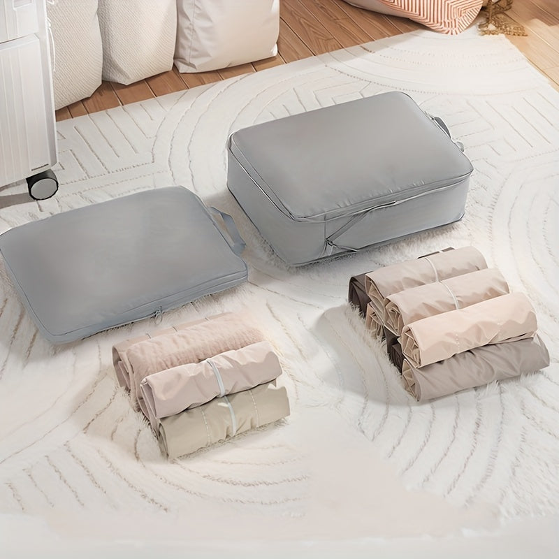 6-Piece Diaper Bag Organizer Set - Portable Travel Packing Cubes