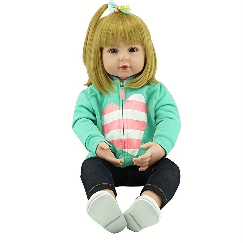 Adorable Reborn Baby Girl Doll with Blonde Hair