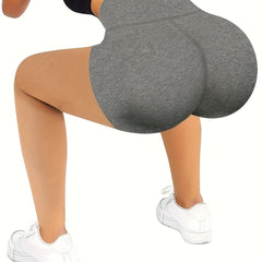 Women's Activewear Solid High Waist Sexy Yoga Shorts