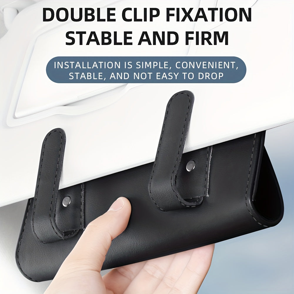 Magnetic Car Hanging Bag for Secure Glasses Storage