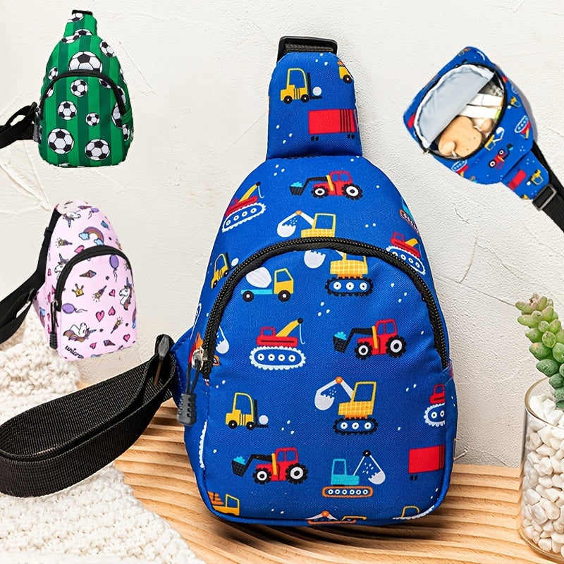 Kids Cartoon Crossbody Bag for Outdoor Travel