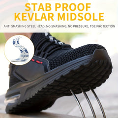 Breathable Safety Shoes Puncture Proof Work Shoes
