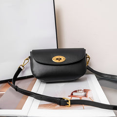 Convertible Shoulder Bag with Turn Lock Closure