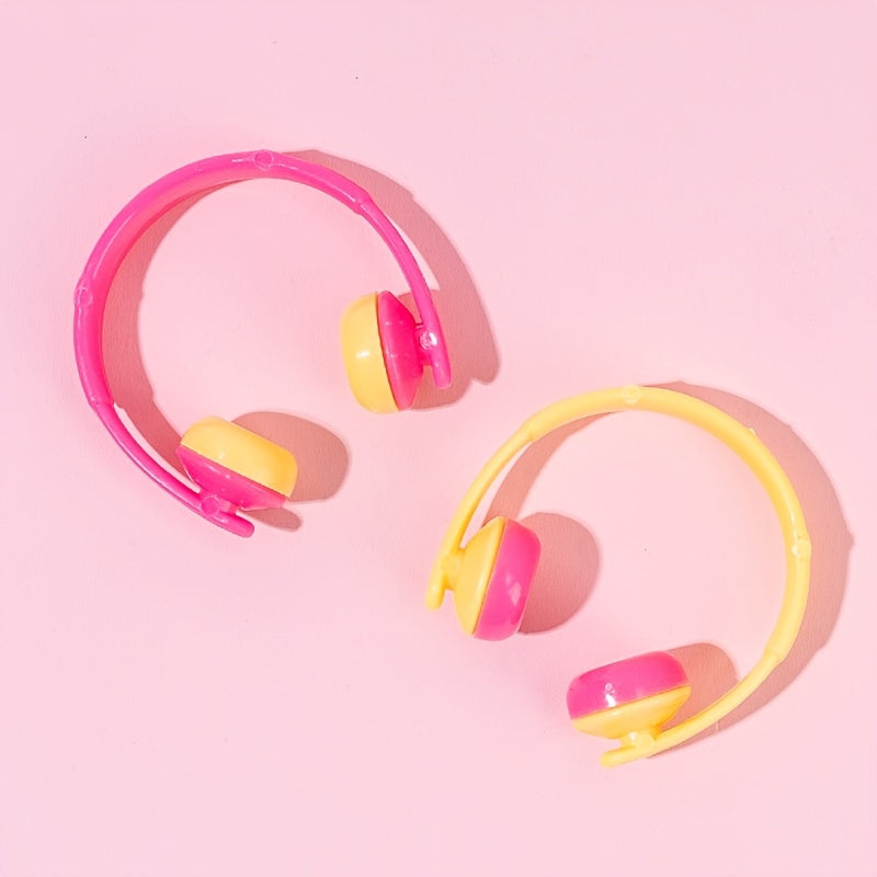 Doll Dress Up Headphones Doll Mini Headphone Accessories Play House Toy