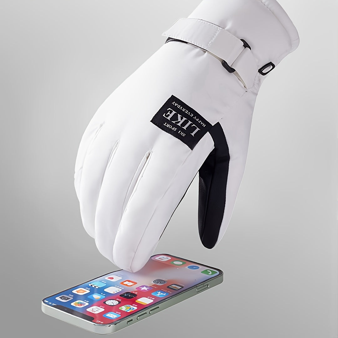 Winter Skiing Gloves Waterproof Coldproof Warm Touch Screen Non slip Glove