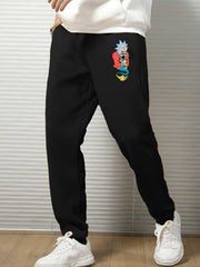 Cartoon Print Men's Loose Casual Sweatpants