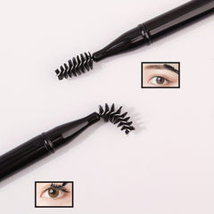 Mini Eyebrow Brush Eyelash Comb Mascara Wand Applicator Eye Brushes with Cap