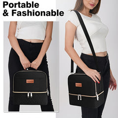 Insulated BALCRAZY Lunch Bag Cooler with Front Pocket